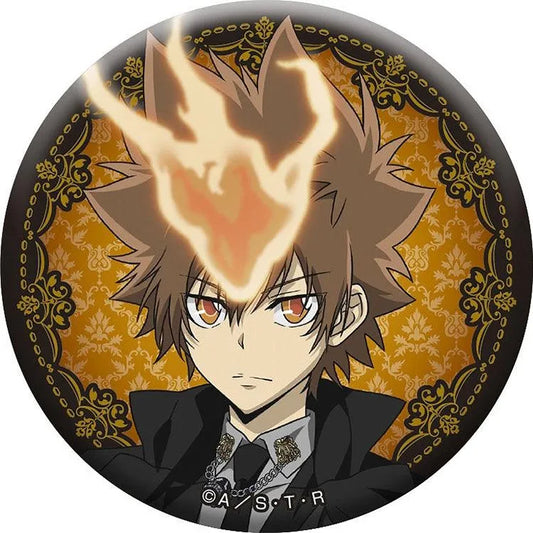 Reborn! Anime Merch - New Illustration Tin Badge Collection Black Suit ver.(1 Random) - Doki Doki Land