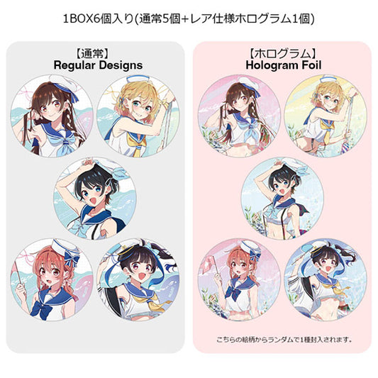 Rent-A-Girlfriend Marine Sailor Swimsuit Ver. Trading Can Badge