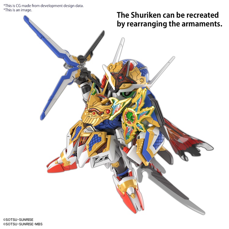 (Pre-Order) "SDW Heroes" Model Kit - Onmitsu Gundam Aerial - Doki Doki Land 