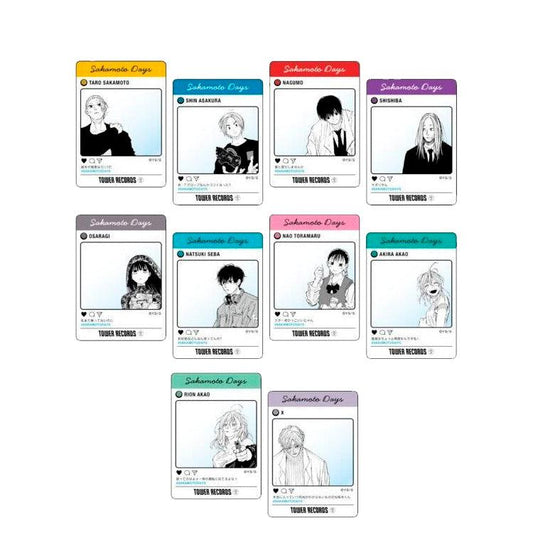 Sakamoto Days Anime Merch - SNS Style Clear Card Collection