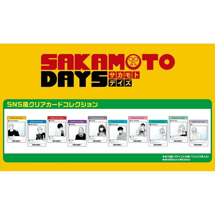 Sakamoto Days Anime Merch - SNS Style Clear Card Collection