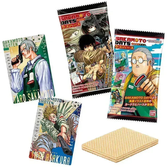Sakamoto Days Shokugan Waffer with Collectable Card
