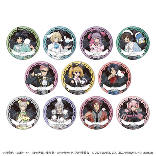 Seraph of the End x Sanrio Hologram Can Badge Badge