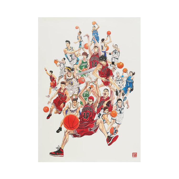 Slam Dunk Anime Merch - A1 Size Poster - Doki Doki Land 