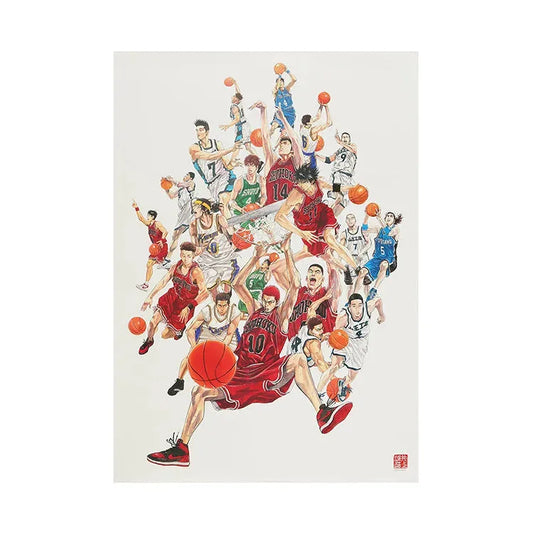 Slam Dunk Anime Merch - A1 Size Poster - Doki Doki Land