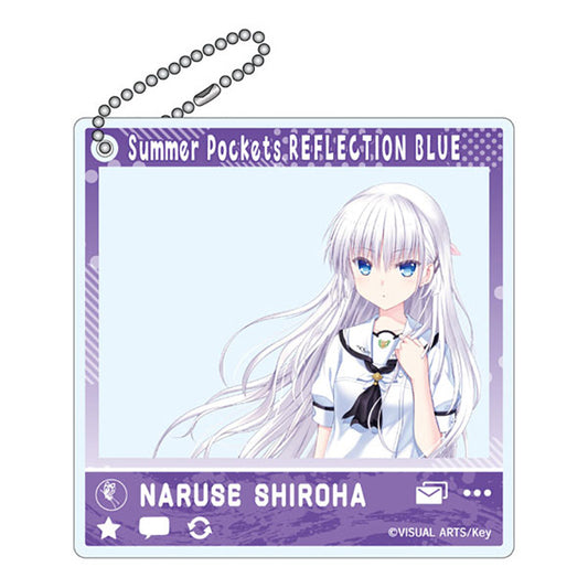 Summer Pockets REFLECTION BLUE Anime Merch - SNS Style Acrylic Keychain