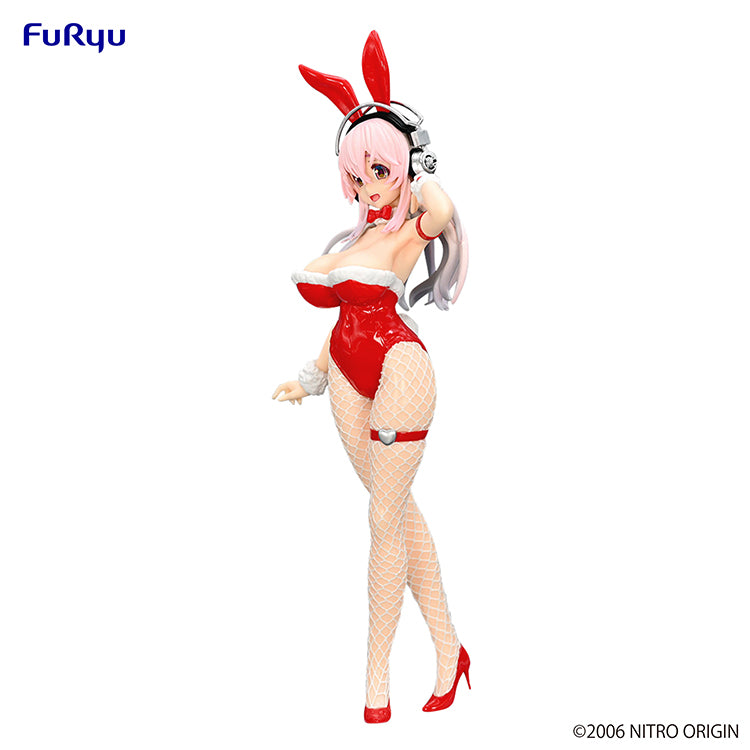 Super Sonico Series Super Sonico Red Color Ver. BiCute Bunnies Figure