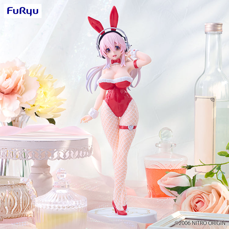 Super Sonico Series Super Sonico Red Color Ver. BiCute Bunnies Figure