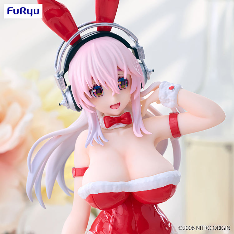 Super Sonico Series Super Sonico Red Color Ver. BiCute Bunnies Figure