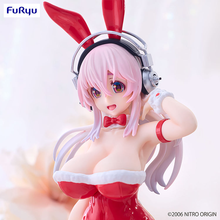 Super Sonico Series Super Sonico Red Color Ver. BiCute Bunnies Figure