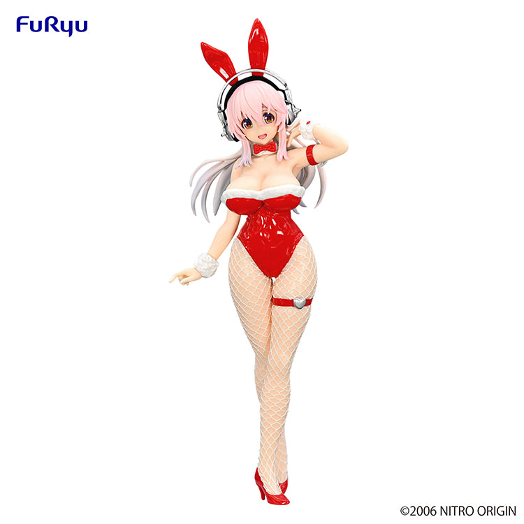 Super Sonico Series Super Sonico Red Color Ver. BiCute Bunnies Figure