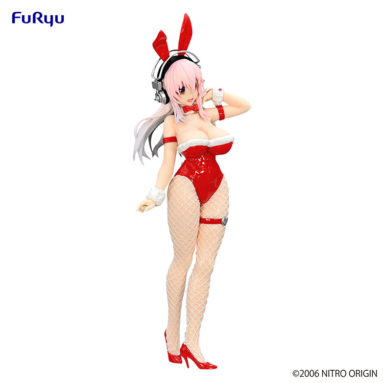 Super Sonico Series Super Sonico Red Color Ver. BiCute Bunnies Figure