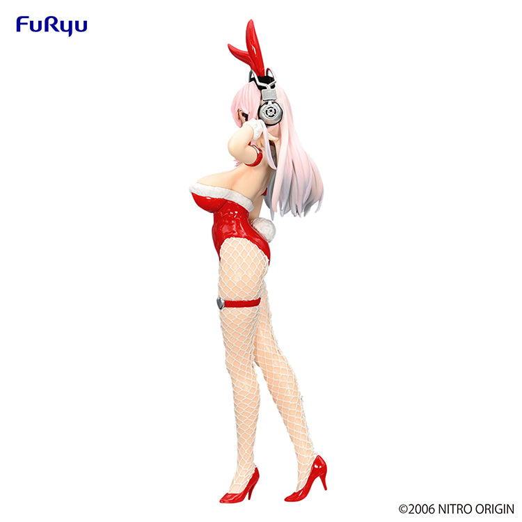 Super Sonico Series Super Sonico Red Color Ver. BiCute Bunnies Figure