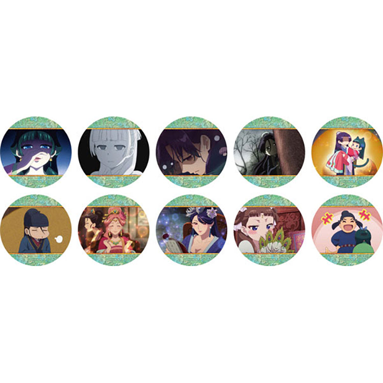 The Apothecary Diaries Anime Merch - Laughable Scenes Shiny Chara Badge Collection A