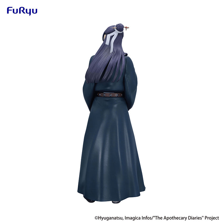 Back view of Jinshi Trio-Try-iT figure in Garden Party official attire, featuring long purple hair and detailed robes.