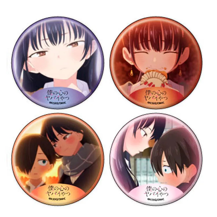 The Dangers in My Heart Anime Merch - 03/ Scene Photo Illustration Can Badge (1 Random) - Doki Doki Land 