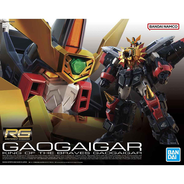 "The King of Braves GaoGaiGar" Model Kit - RG Gaogaigar - Doki Doki Land 