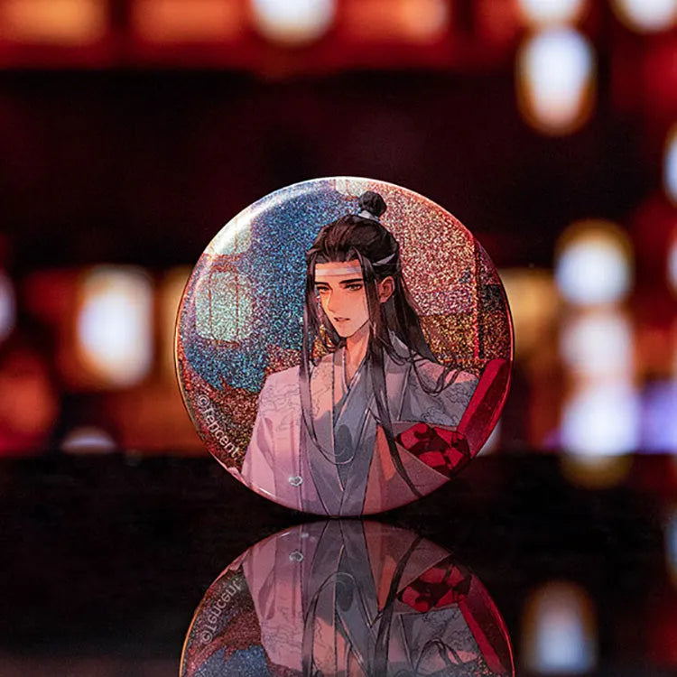 The Master of Diabolism Lan Wangji Yin Fu Chun He Ver. New Spring Series Tin Badge