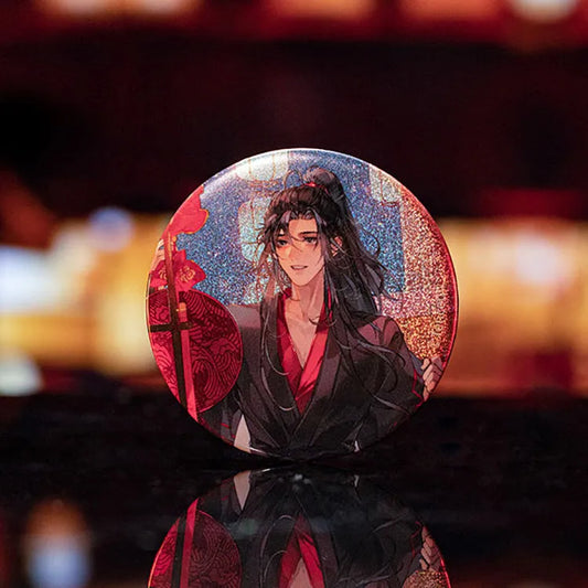 The Master of Diabolism Wei Wuxian Yin Fu Chun He Ver. New Spring Series Tin Badge