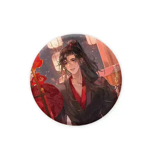 The Master of Diabolism Wei Wuxian Yin Fu Chun He Ver. New Spring Series Tin Badge