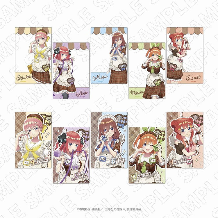The Quintessential Quintuplets 3 o'clock Trading Clear Card