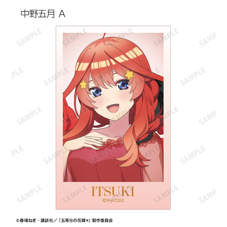 Itsuki Nakano Herbarium Version Trading Card from The Quintessential Quintuplets by AMNIBUS, anime collectible card.