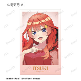 Itsuki Nakano Herbarium Version Trading Card from The Quintessential Quintuplets by AMNIBUS, anime collectible card.