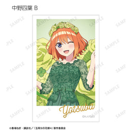 Yotsuba Nakano Quintessential Quintuplets Herbarium Ver. Trading Card by AMNIBUS, green lace dress and flower crown.