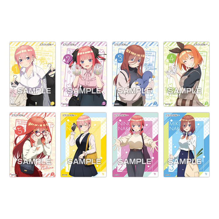 The Quintessential Quintuplets Shokugan - Specials Clear Card Collection
