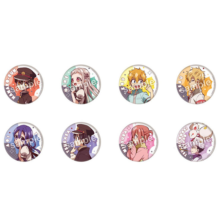 Toilet-Bound Hanako-kun Anime Merch - Trading Tin Badge
