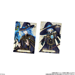 Twisted Wonderland Twin Wafer 7 hologram cards featuring Idia and Ortho Shroud in Ignihyde dormitory attire.