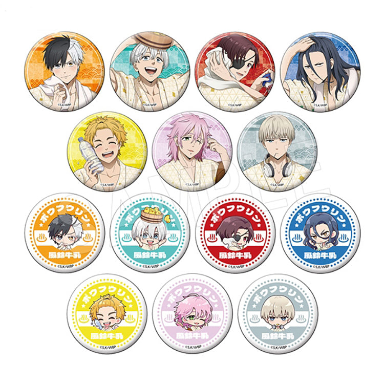 WIND BREAKER Anime Merch - Raku Spa Ver. Trading Can Badge (1 Random)