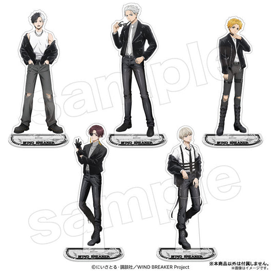 Wind Breaker Anime Merch - Hayato Suo Rock Leather Ver. Acrylic Stand
