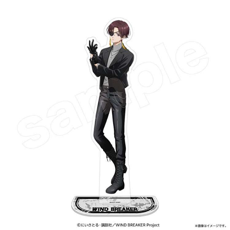 Wind Breaker Anime Merch - Hayato Suo Rock Leather Ver. Acrylic Stand