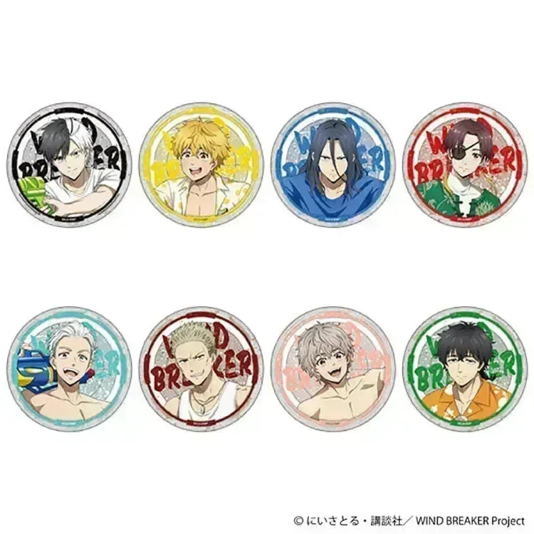 Wind Breaker Anime Merch - Peta Sticker Collection A - Doki Doki Land 
