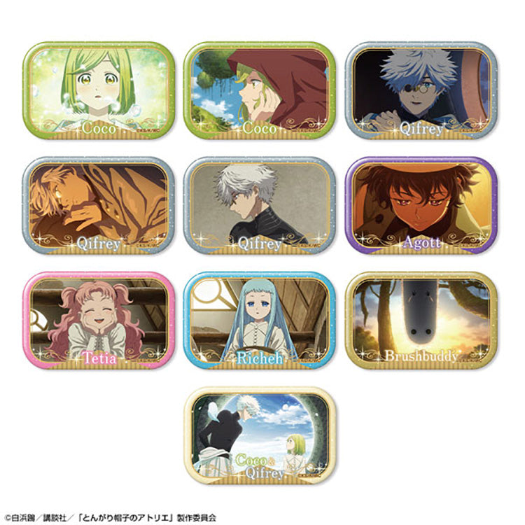 Witch Hat Atelier Anime Merch - Trading Rectangular Tin Badge