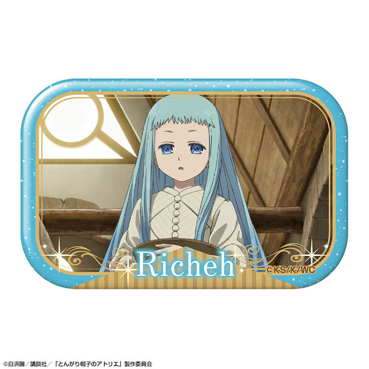 Witch Hat Atelier Anime Merch - Trading Rectangular Tin Badge