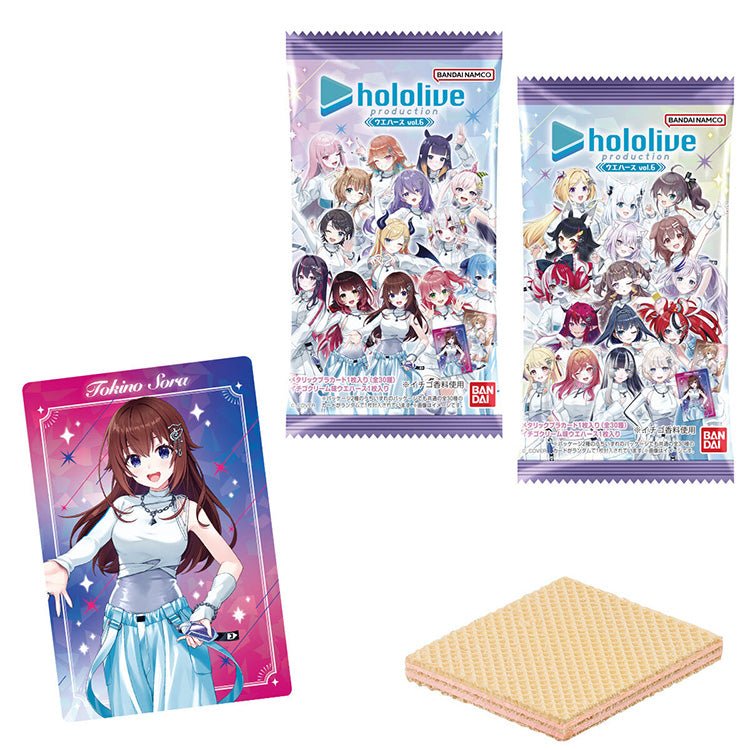 hololive Production Shokugan - Waffer with Collectable Card Vol.6