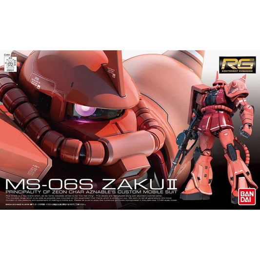 “Gundam" Model Kit - RG #02 MS-06S Zaku II 1/144