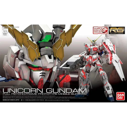 “Gundam" RG Model Kit - 025 Unicorn Gundam 1/144