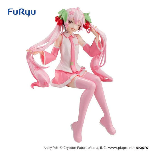 Hatsune Miku Noodle Stopper Figurer - Sakura Miku Wink ver. - Doki Doki Land