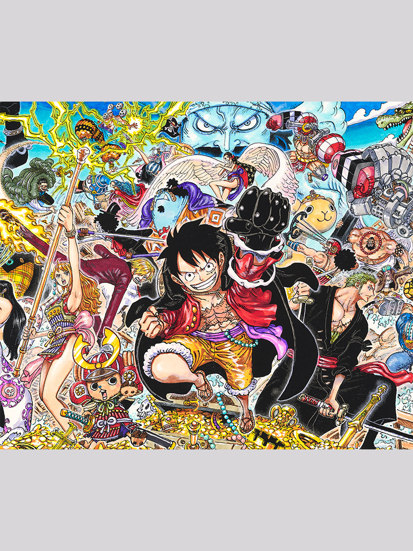 "One Piece" Figuarts Zero - Monkey D. Luffy (WT100 Anniversary Daikaizoku Hyakkei)