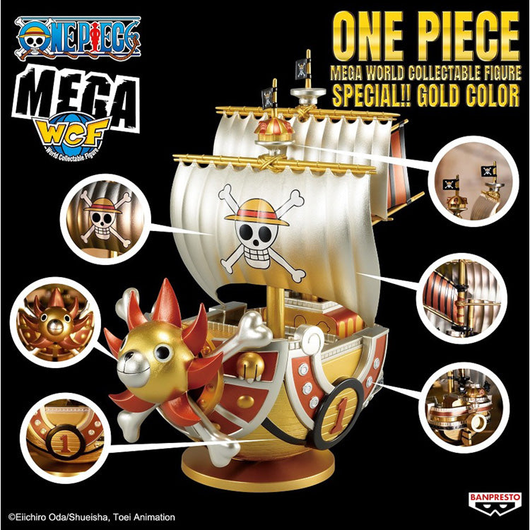"One Piece" WCF Mega - Thousand Sunny Gold Color Special Ver. - Doki Doki Land 