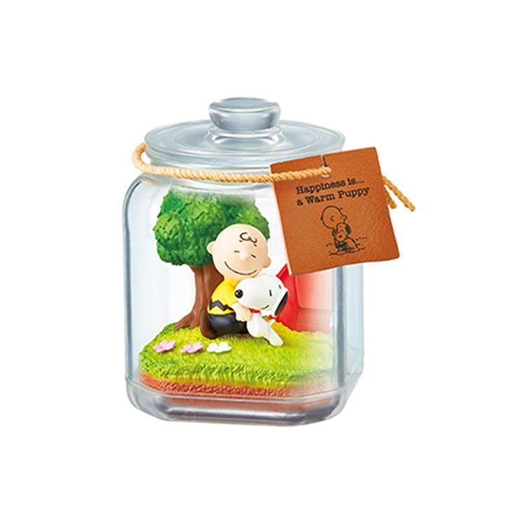 Re-Ment - Snoopy & Friends Terrarium Happiness with Snoopy