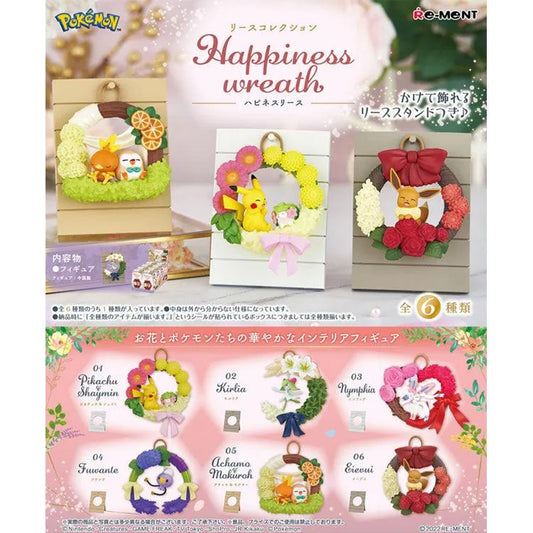 Re-Ment "Pokemon" - Wreath Collection Happiness Wreath