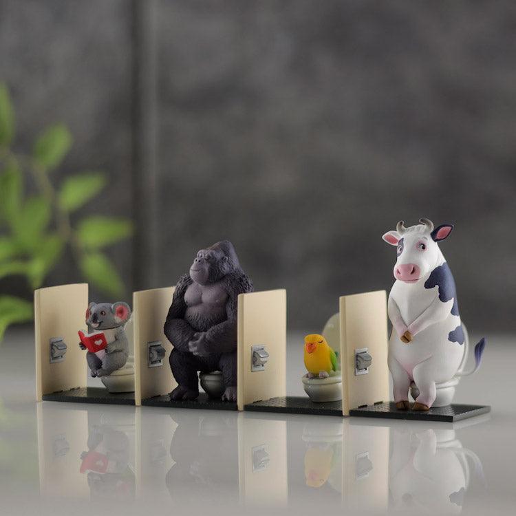 miniQ Miniature Cube - Sato Kunio's Animal Bathroom Break Series 2 - Doki Doki Land 