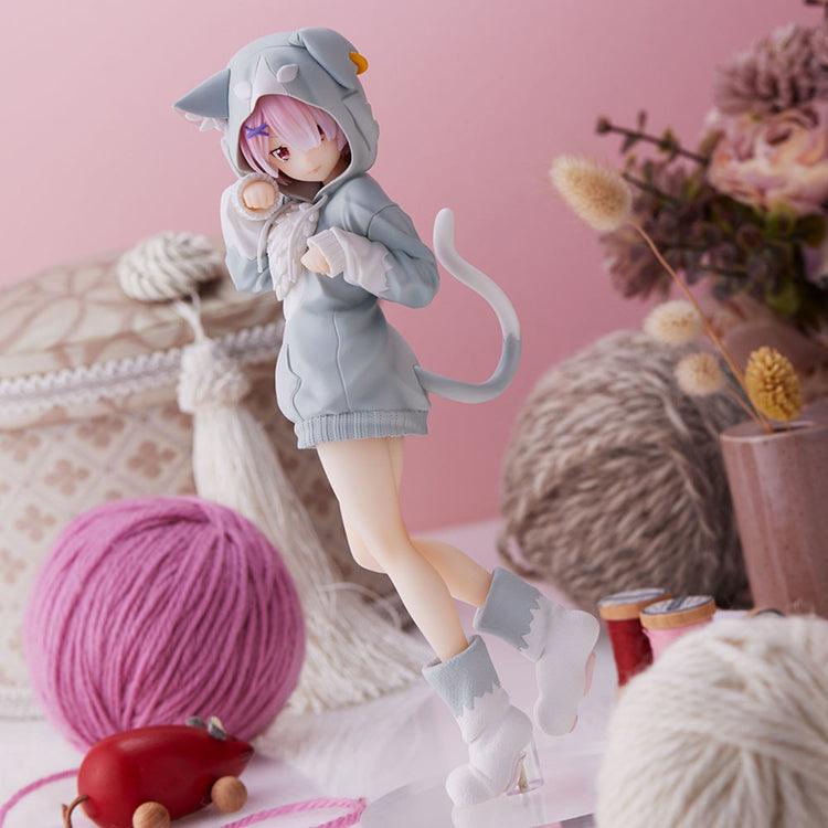 Re:Zero Starting Life in Another World SPM Figure - Ram The Great Spirit Puck Ver. - Doki Doki Land 